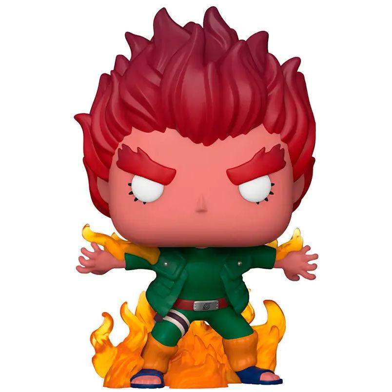 Funko Pop! Animation: Naruto Shippuden – Might Guy (Eight Inner Gates) Glow Exclusive Figure #824 - Funko - Ginga Toys