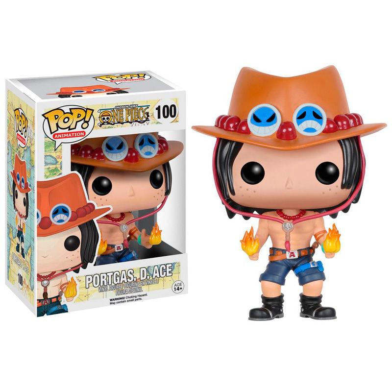 Funko Pop! Animation: One Piece - Portgas D. Ace Figure #100 - Funko - Ginga Toys