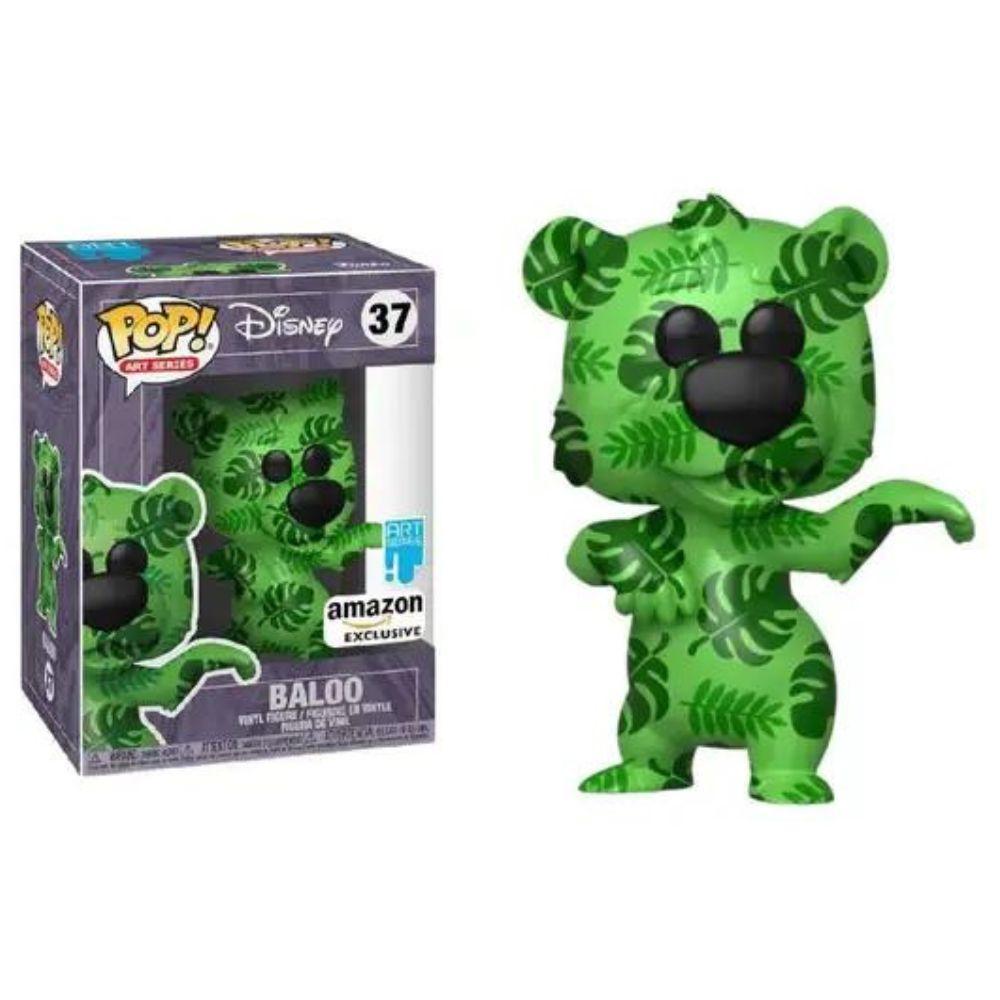 Pop! Arts Series Disney: The Jungle Book - Baloo Exclusive Vinyl Figure #37 - Funko - Ginga Toys