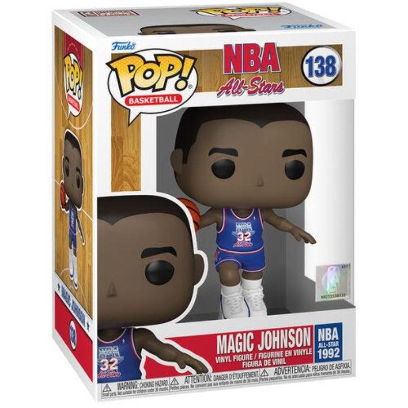 Funko POP Basketball NBA All-Stars 1992 - Magic Johnson Vinyl Figure #138 - Funko - Ginga Toys