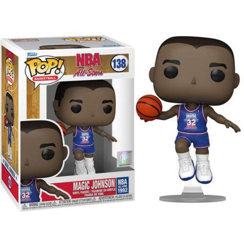 Funko POP Basketball NBA All-Stars 1992 - Magic Johnson Vinyl Figure #138 - Funko - Ginga Toys