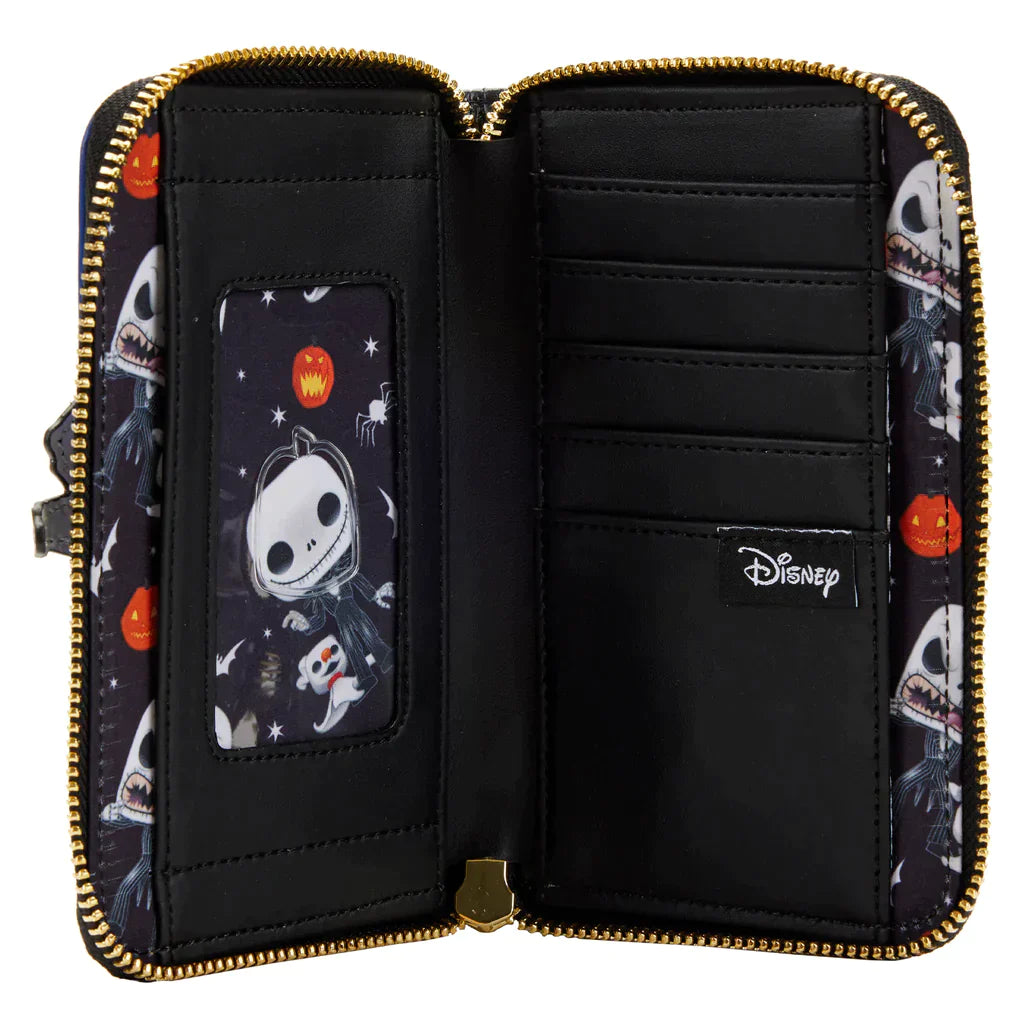 Funko Pop! by Loungefly Jack Skellington Glow Zip Around Wallet - Loungefly - Ginga Toys