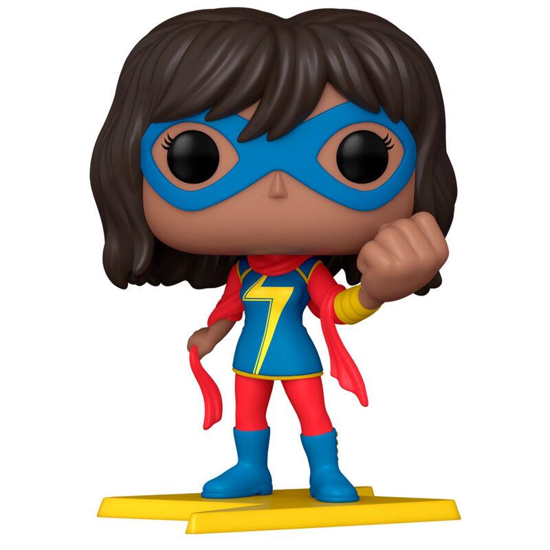 Funko Pop! Comic Cover: Marvel - Ms. Marvel - Kamala Khan Captain Marvel #017 Figure - Funko - Ginga Toys