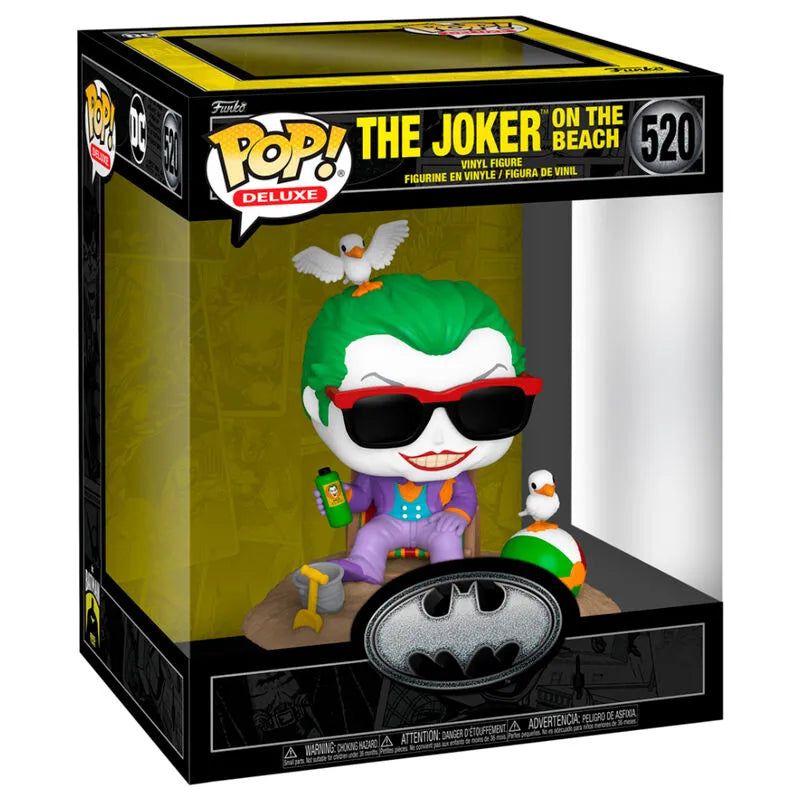 Funko Pop! Deluxe: Batman (1989) 85th Anniversary The Joker on the Beach Vinyl Figure #520 - Ginga Toys