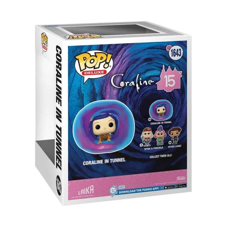 Funko Pop! Deluxe: Coraline 15th Anniversary - Coraline in Tunnel Vinyl Figure #1643 - Ginga Toys