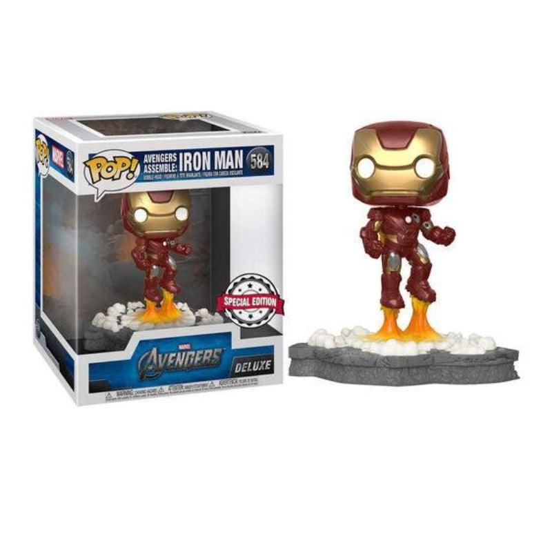 Funko POP Marvel Avengers Assemble Iron Man Exclusive Figure Deluxe Special Edition #584 - Funko - Ginga Toys