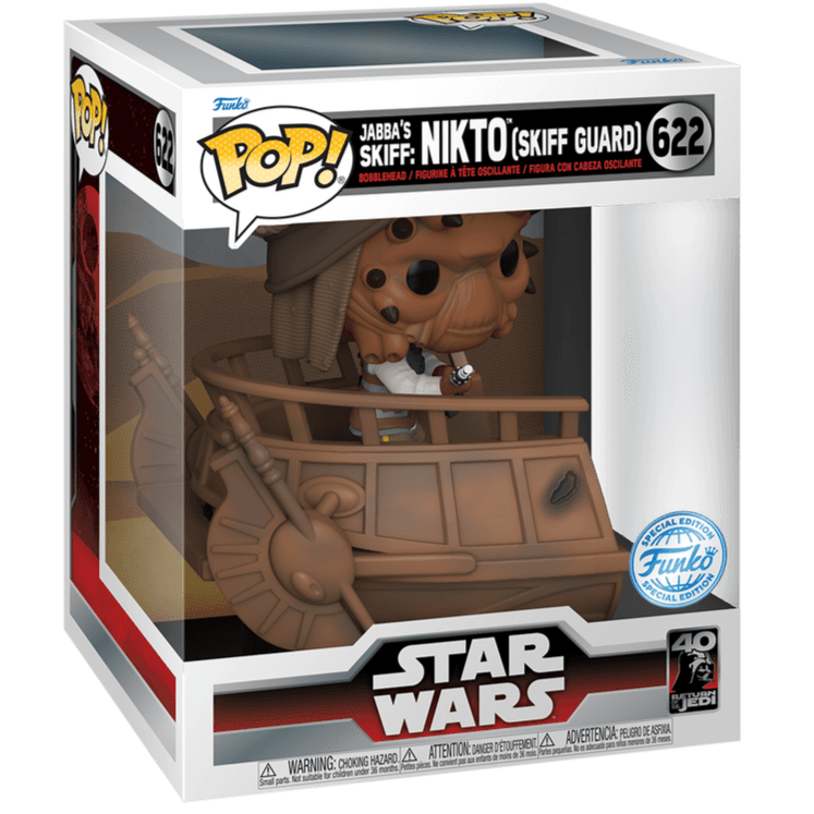 Funko Pop! Deluxe: Star Wars 40th - Nikto Skiff Guard Exclusive Figure #622 - Funko - Ginga Toys