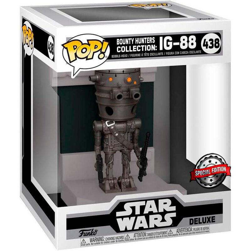 Funko Pop! Deluxe Star Wars: Bounty Hunters - IG-88 Exclusive Figure #438 - Funko - Ginga Toys