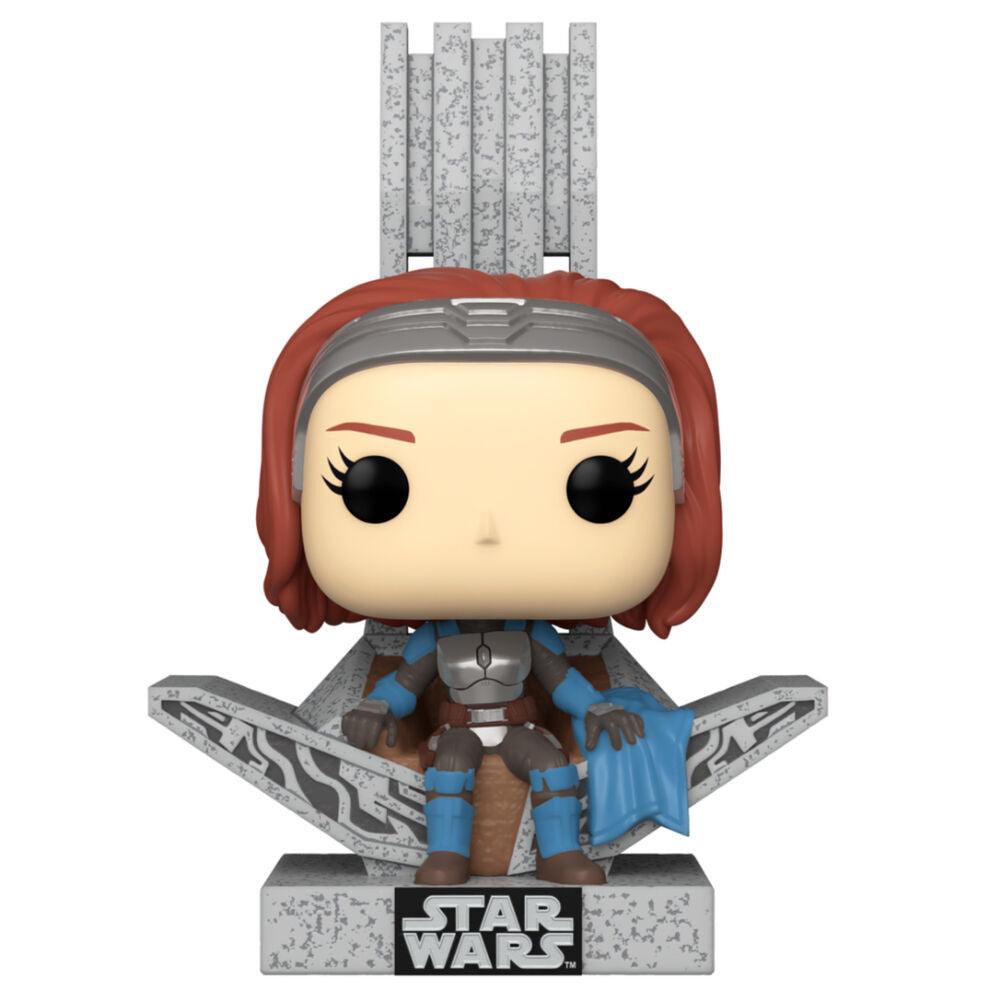 Funko Pop! Deluxe: Star Wars: The Mandalorian - Bo-Katan Kryze Figure (on the Throne) #669 - Funko - Ginga Toys