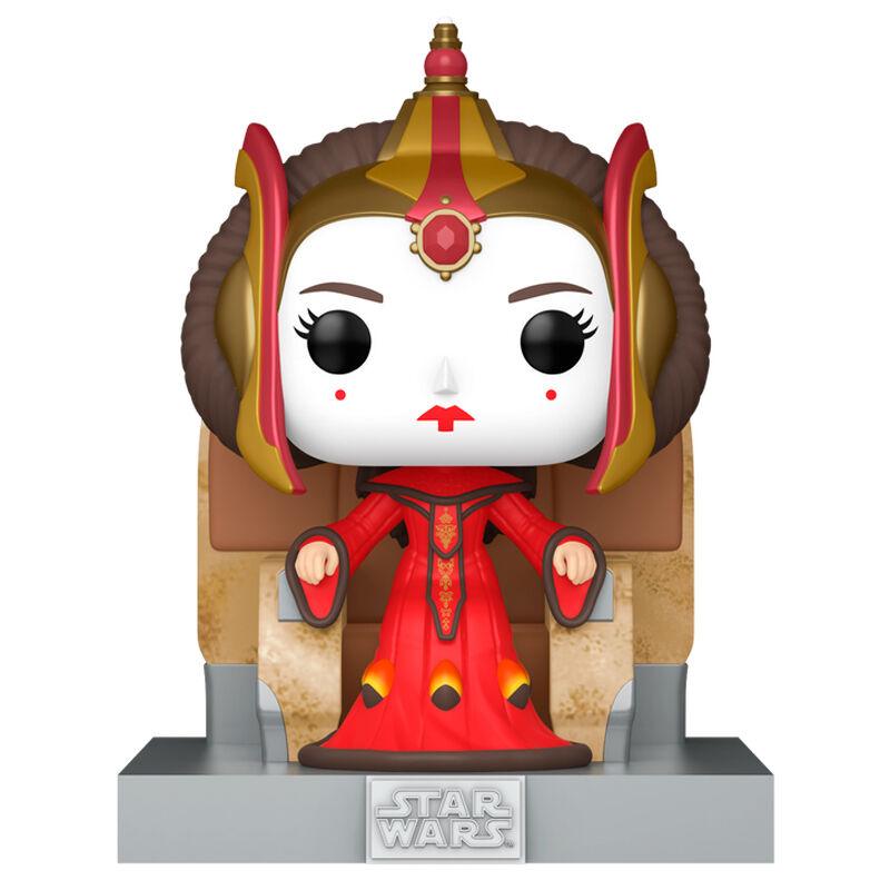 Funko Pop! Deluxe Star Wars: The Phantom Menace - Queen Amidala on Throne Figure #705 - Ginga Toys