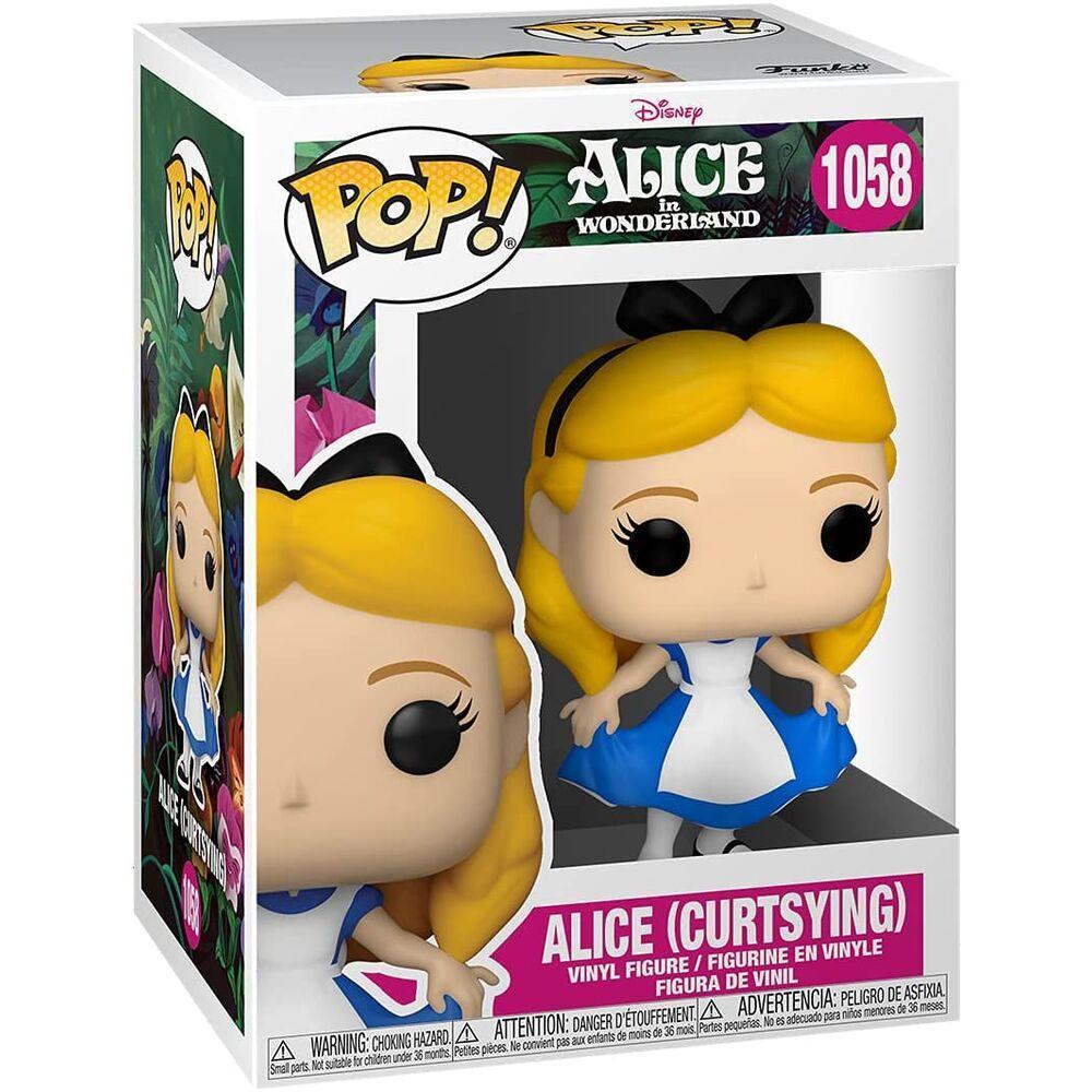 Funko Pop Disney Alice in Wonderland (70th Anniversary) Alice Curtsying Vinyl Figure #1058 - Funko - Ginga Toys