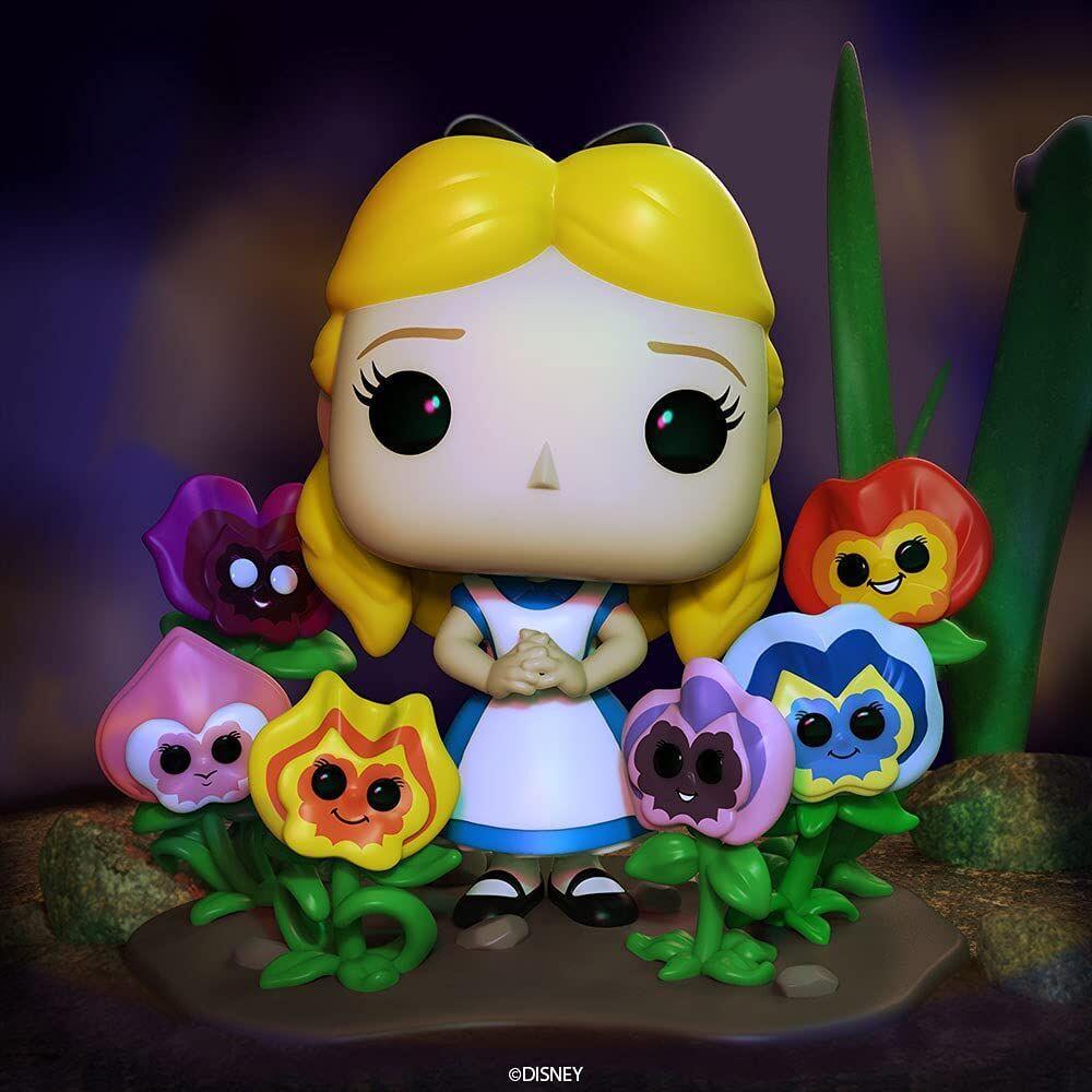 Funko POP Disney Alice in Wonderland 70th Deluxe Alice with Flowers Vinyl Figure #1057 - Funko - Ginga Toys