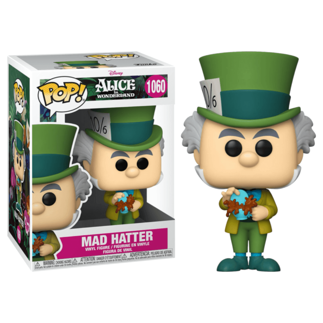 Funko POP Disney Alice in Wonderland 70th Mad Hatter Vinyl Figure #1060 - Funko - Ginga Toys