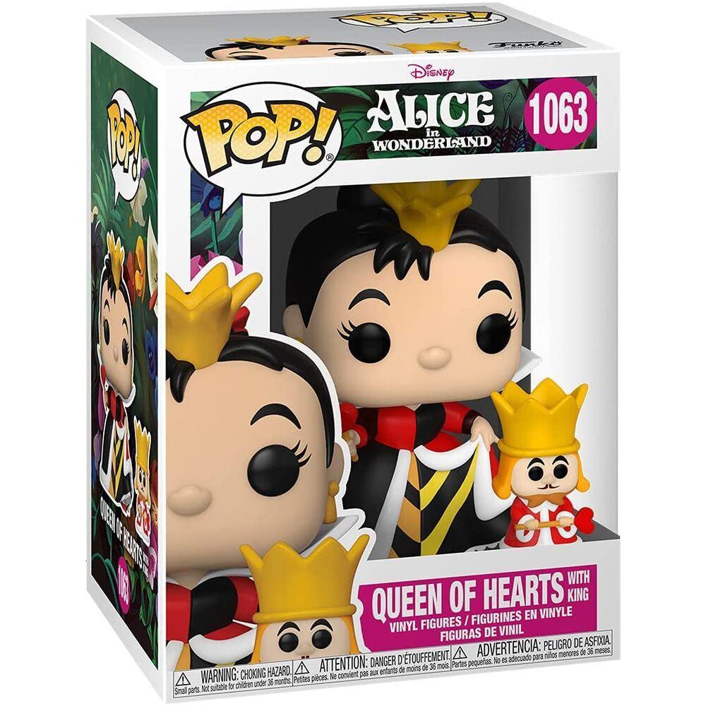 Funko POP Disney Alice in Wonderland Queen of Hearts & King of Hearts Vinyl Figures #1063 - Funko - Ginga Toys