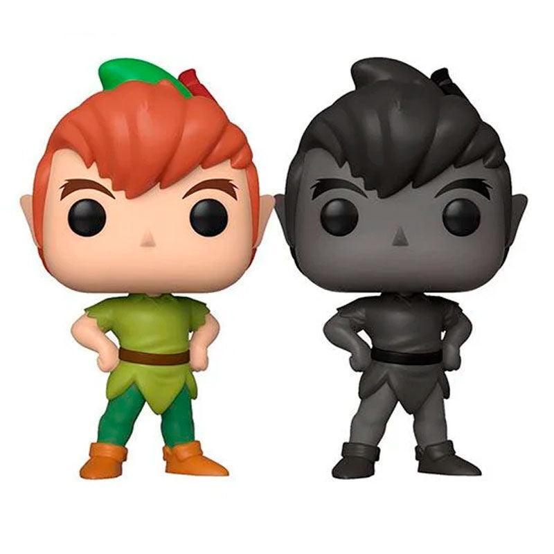 Funko Pop! Disney: Peter Pan and Peter Pan's Shadow Exclusive Vinyl Figure 2-Pack - Funko - Ginga Toys