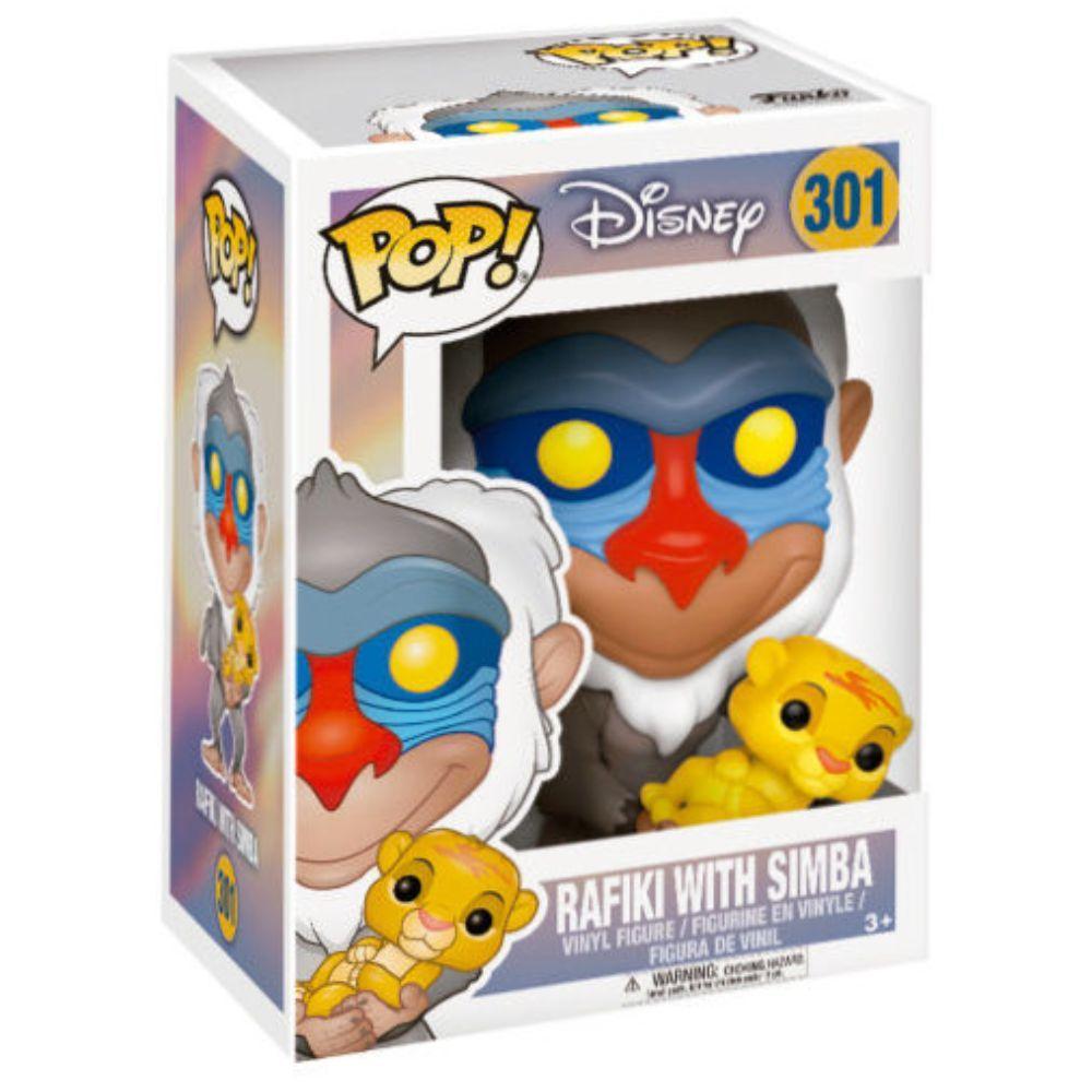 Funko Pop! Disney: The Lion King - Rafiki with simba Vinyl Figure #301 - Funko - Ginga Toys