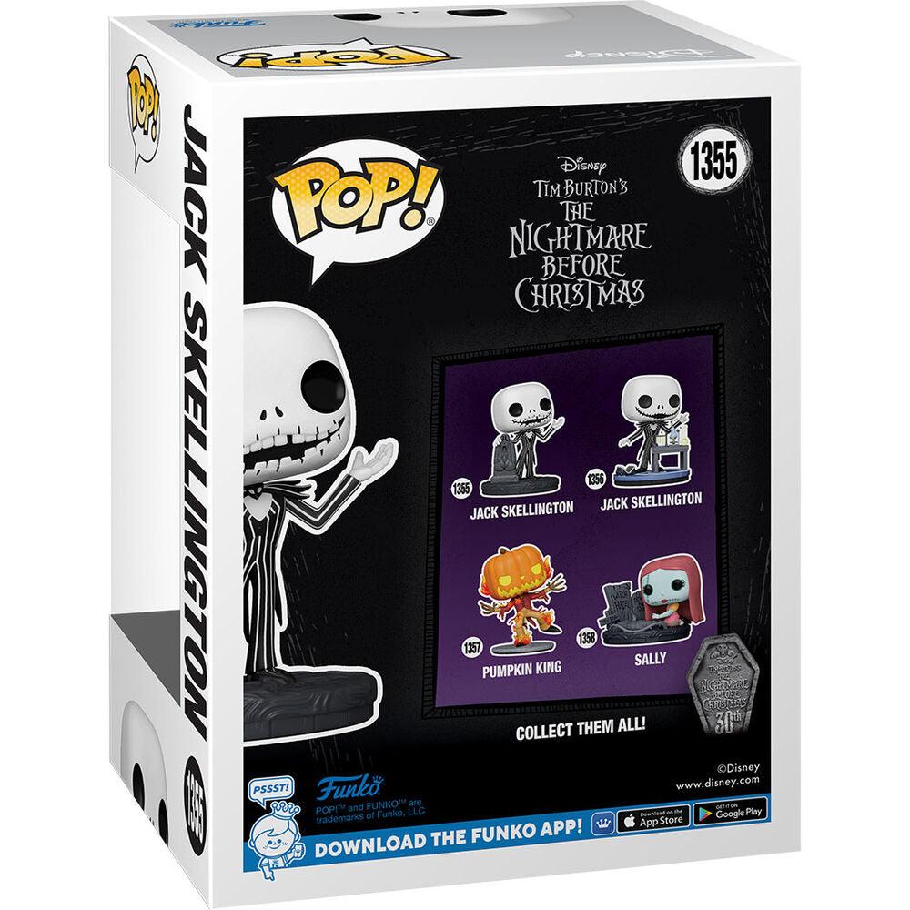 Funko Pop! Disney: The Nightmare Before Christmas 30th Jack Skellington with Gravestone Figure #1355 - Funko - Ginga Toys