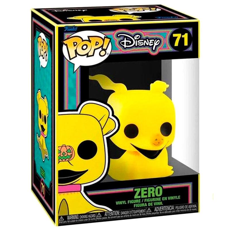 Funko Pop! Disney: The Nightmare Before Christmas - Zero (Blacklight) Figure #71 - Funko - Ginga Toys