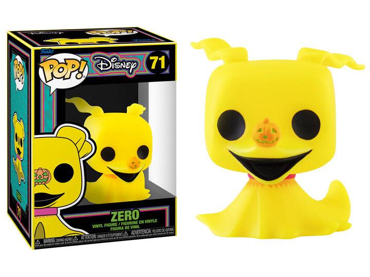 Funko Pop! Disney: The Nightmare Before Christmas - Zero (Blacklight) Figure #71 - Funko - Ginga Toys