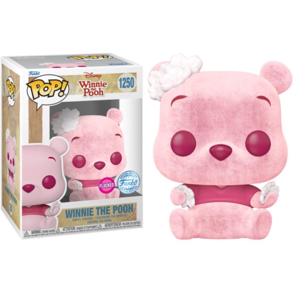 Funko Pop! Disney: Winnie the Pooh Flocked Exclusive Vinyl Figure #1250 - Funko - Ginga Toys