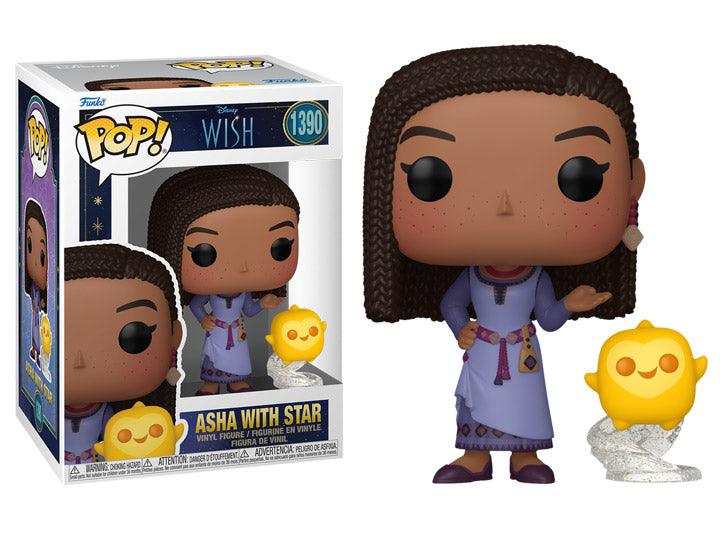 Funko Pop! Disney: Wish - Asha & Star Figure #1390 - Funko - Ginga Toys