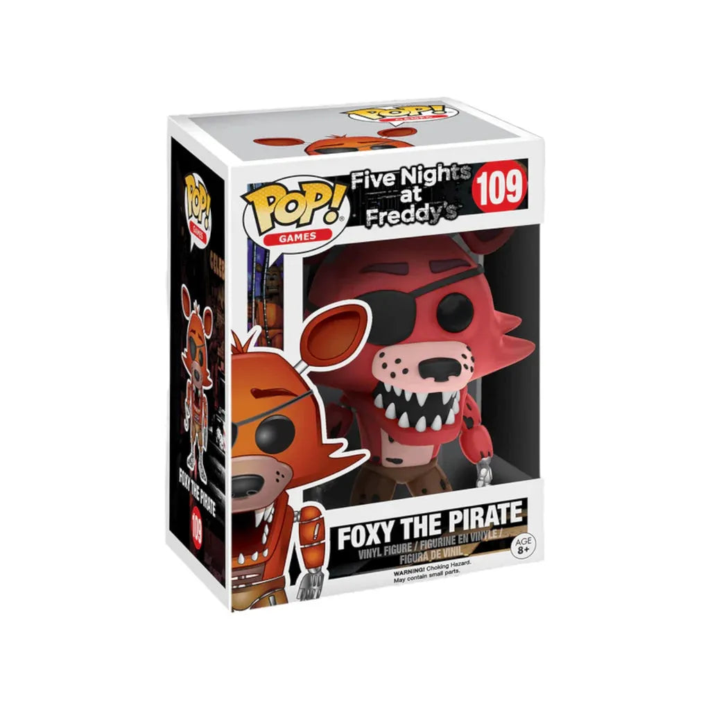 Funko Pop! Games: Five Nights at Freddy's - Foxy The Pirate Figure #109 - Ginga Toys