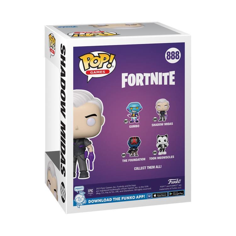 Funko Pop! Games: Fortnite - Shadow Midas Figure #888 - Funko - Ginga Toys