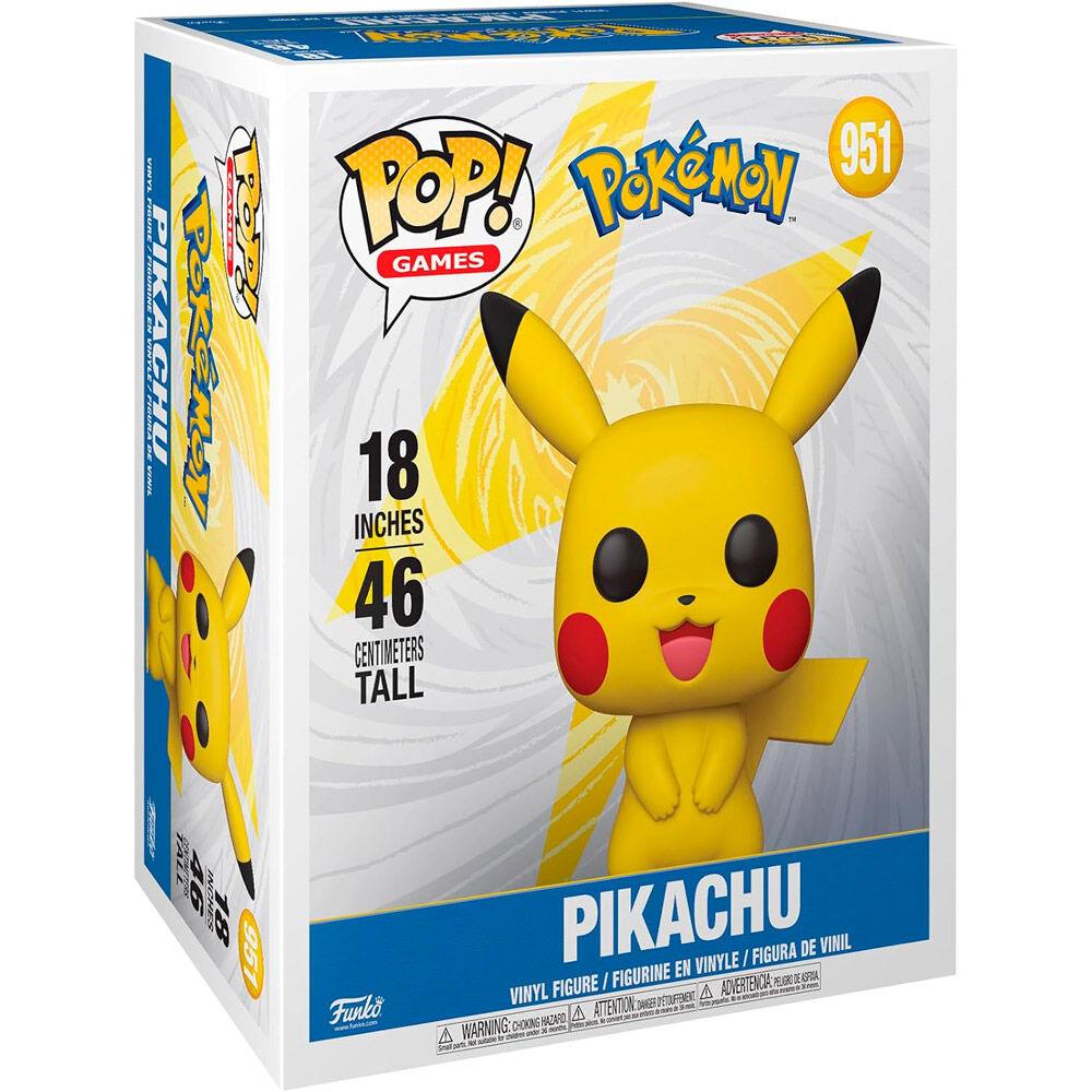 Funko Pop! Games: Mega Size Pokémon - 18" Pikachu Vinyl Figure #951 - Ginga Toys