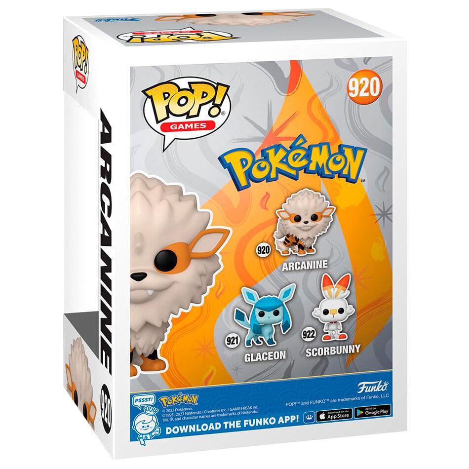 Funko Pop! Games: Pokemon - Arcanine Figure #920 - Funko - Ginga Toys