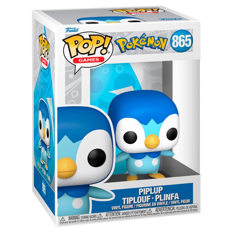 Funko Pop! Games: Pokémon - Piplup Figure Vinyl #865 - Funko - Ginga Toys