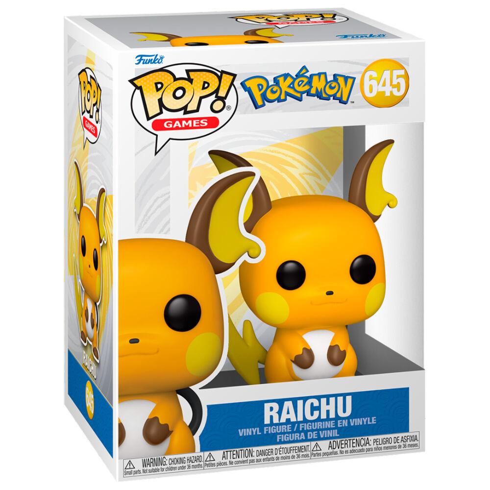 Funko Pop! Games: Pokémon - Raichu Figure #645 - Funko - Ginga Toys