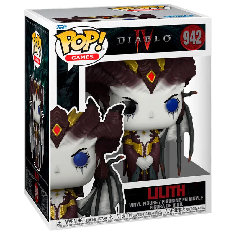 Funko Pop! Games: Super Sized 6" Diablo IV - Lilith Vinyl Figure #942 - Ginga Toys