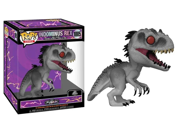 Funko Pop! Games: Super Sized 6" Funko Fusion - Indominus Rex Vinyl Figure #1005 - Ginga Toys