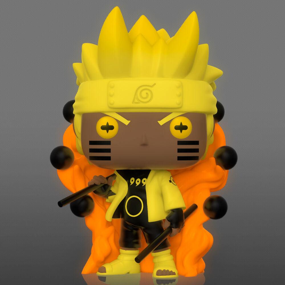 Funko Pop! Glow Naruto Shippuden - Naruto Uzumaki Exclusive Figure #932 (Sixth Path Sage) - Ginga Toys