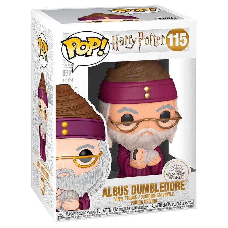 Funko Pop! Harry Potter: Albus Dumbledore with Baby Harry Figure #115 - Funko - Ginga Toys