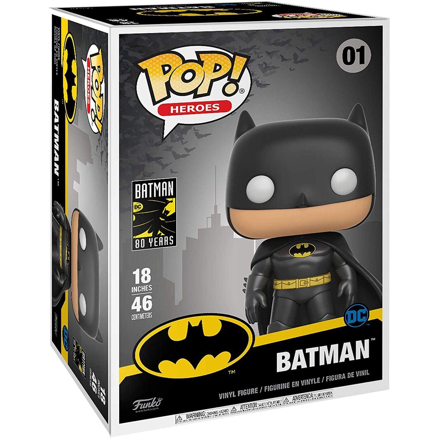 Funko POP Heroes DC Comics Batman Vinyl Figure 18-inch Huge Super Size #01 - Funko - Ginga Toys