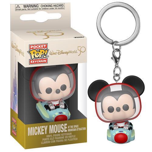 Funko Pop! Keychain: Walt Disney World 50th Anniversary Mickey (Space Mountain) Figure - Funko - Ginga Toys