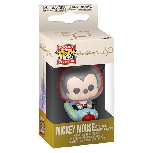 Funko Pop! Keychain: Walt Disney World 50th Anniversary Mickey (Space Mountain) Figure - Funko - Ginga Toys