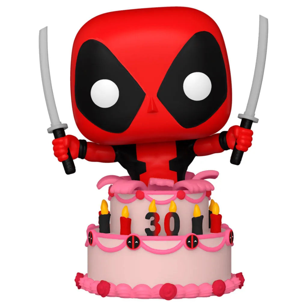 Funko Pop! Marvel Deadpool 30th Anniversary - Deadpool in Cake Vinyl Figure #776 - Ginga Toys