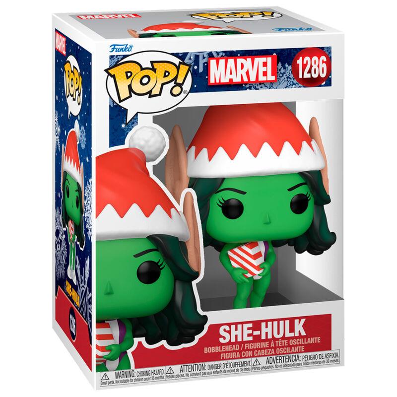 Pop! Marvel: Holiday - She-Hulk - Funko - Ginga Toys