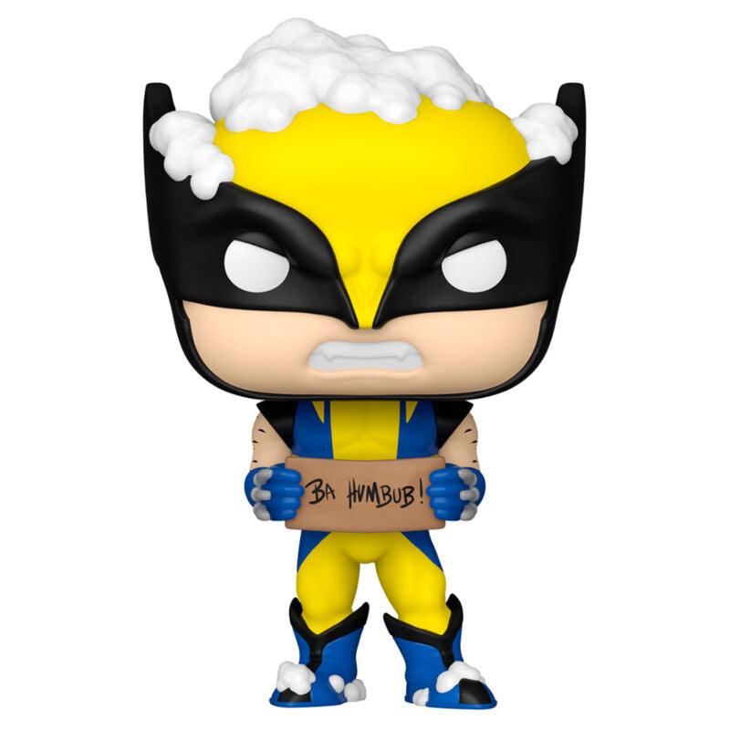 Pop! Marvel: Holiday - Wolverine with Sign - Funko - Ginga Toys