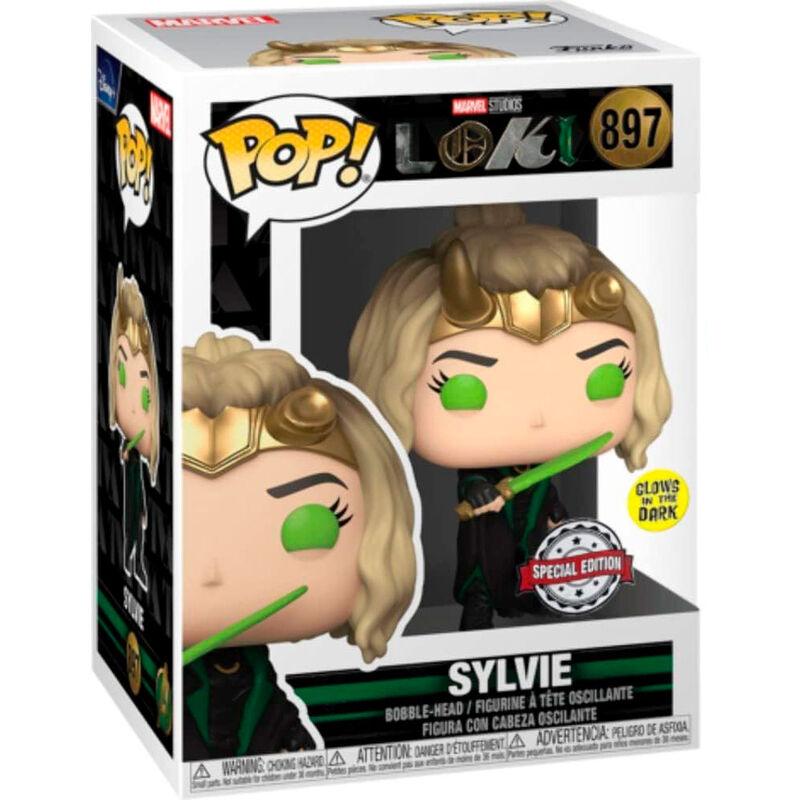 Funko Pop! Marvel: Loki - GLOW Sylvie Exclusive Figure Vinyl #897 - Funko - Ginga Toys