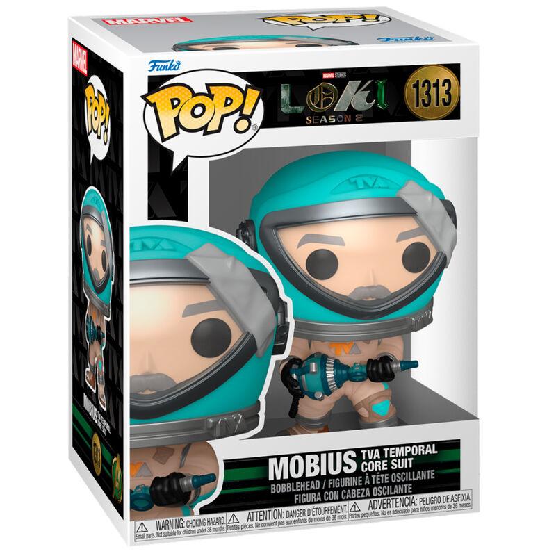 Funko Pop! Marvel: Loki - Mobius (TVA Temporal Core Suit) Figure (Season 2) #1313 - Funko - Ginga Toys