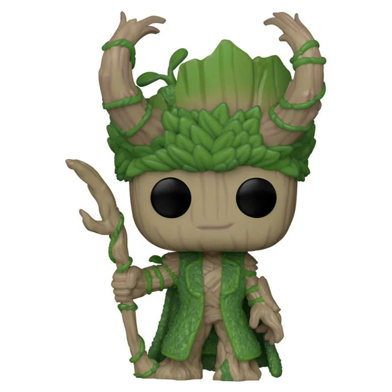 Funko Pop! Marvel: We Are Groot 85th Anniversary - Groot as Loki Figure #1394 - Ginga Toys