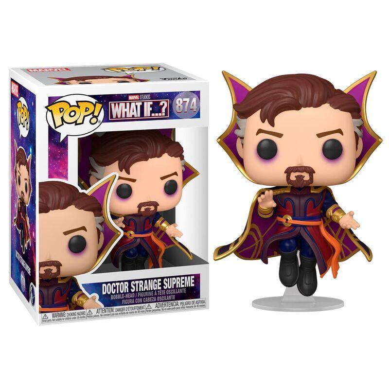 Funko POP Marvel What If...? Doctor Strange Supreme Vinyl Figure #874 - Funko - Ginga Toys