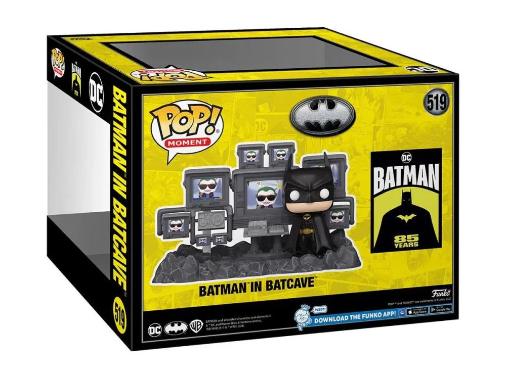 Funko Pop! Moment: Batman (1989) 85th Anniversary - Batman in Batcave Vinyl Figure #519 - Ginga Toys