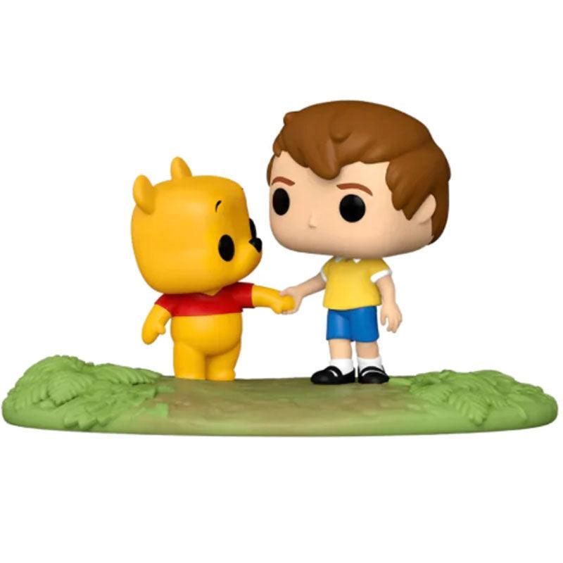 Funk Pop! Moment: Disney Winnie the Pooh - Christopher Robin with Pooh Vinyl Figure #1306 - Funko - Ginga Toys