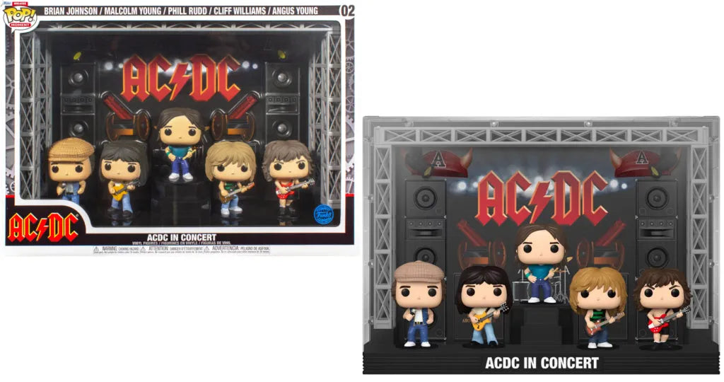 Funko Pop! Moments Deluxe: AC/DC in Concert Exclusive Figure #02 - Ginga Toys