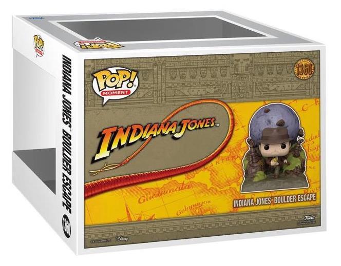 Funko Pop! Movie Moment: Raiders of the Lost Ark - Indiana Jones (Boulder Escape) Vinyl Figure #1360 - Funko - Ginga Toys