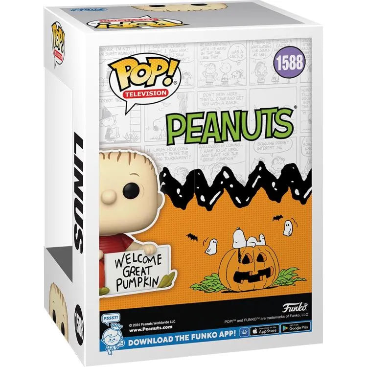 Funko Pop! Movie: Peanuts It's The Great Pumpkin, Charlie Brown - Linus Vinyl Figure #1588 - Ginga Toys